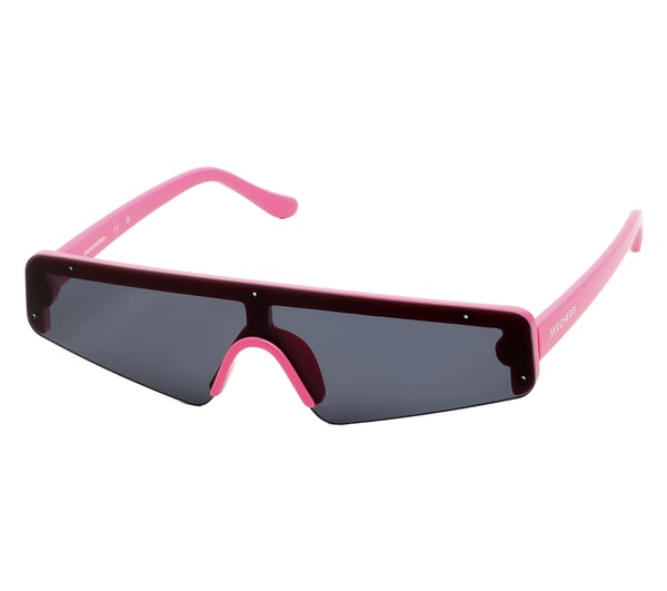 Shield Sunglasses — HOT PINK