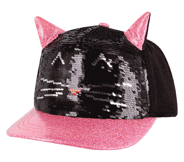 Cat Ear Hat — BLACK
