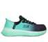 Skechers Slip-ins Work: Tilido - Ombray, BLACK / TEAL, full