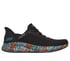Skechers Slip-ins JGoldcrown: BOBS Sport Squad Chaos - Colorstride Motion, BLACK, full