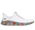 Skechers Slip-ins JGoldcrown: BOBS Sport Squad Chaos - Colorstride Motion, WHITE, full