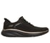 Skechers Slip-ins: BOBS Sport Squad Chaos, BLACK / ROSE GOLD, full