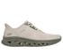 Skechers Slip-ins: BOBS Sport Arc Waves Remix - Get Grounded, NATURAL / OLIVE, full