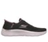Skechers Slip-ins: GO WALK Flex - Grand Entry, CZARNY / FIOLKOWOROZOWY, full