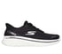 Skechers Slip-ins Relaxed Fit: GO WALK Arch Fit N-Joy, BLACK / WHITE, full