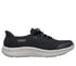 Skechers Slip-ins: Max Cushioning Lite Aura - Quinn, BLACK / WHITE, full