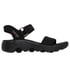 Skechers Slip-ins: GO WALK Massage Fit Sandal - Darcy, BLACK / ROSE GOLD, full