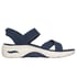 Skechers Slip-ins: GO WALK Arch Fit 2.0 Sandal - Francesca, NAVY, full