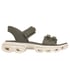 Skechers Slip-ins: GO WALK Glide-Step Bliss Sandal - Becca, OLIVE, full