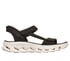 Skechers Slip-ins: GO WALK Glide-Step 2.0 Sandal -&nbsp;Cozy Fit Jada, BLACK / WHITE, full