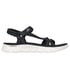 GO WALK Flex Sandal - Sublime, BLACK / WHITE, full