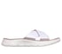 GO WALK Flex Sandal - Cozy Fit Gracie, WHITE / PINK, full
