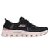 Skechers Slip-ins: Glide-Step Pro - Radiant Stride, NOIR / OR ROSE, full