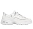 Skechers Slip-ins: D'Lites - Main Stage, WHITE / SILVER, full