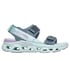 Glide-Step Altus Sandal - Sleek Motion, SILVER / AQUA, full