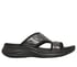 Contour Foam Sandal - Cozy Fit Costal Air, BLACK, full