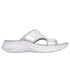 Contour Foam Sandal - Cozy Fit Costal Air, WHITE / SILVER, full