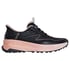 Skechers Slip-ins: Switch Back - Mist, BLACK / PINK, full