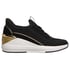 Skechers Slip-ins Mark Nason: The Triple Wedge - Melvi, BLACK / GOLD, full