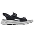 GO WALK 8 Sandal - Ken II, BLACK / GRAY, full