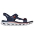 Skechers Slip-ins: GO WALK Glide-Step 2.0 Sandal - Mar, NAVY / ORANGE, full