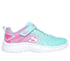 Skechers GO RUN 650 - Fierce Flash, AQUA / ROSE, full