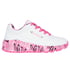 Skechers x JGoldcrown: Uno Lite - Lovely Luv, WHITE / HOT PINK, full