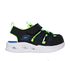 S-Lights: Sola Glow Sandal, CZARNY / LIMONKOWY, full