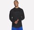 Hoops Long Sleeve Hoodie, BLACK, full