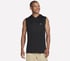 Hoops Sleeveless Hoodie, BLACK, full