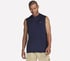 Hoops Sleeveless Hoodie, NAVY, full