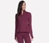GO WALK Jacket, BURGUNDY / PINK, full
