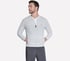 The Hoodless Hoodie Ottoman Jacket, WHITE / TAUPE, full