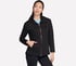 GO SNUGGLE Tunic Full Zip Jacket, BLK, full