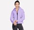 Performance Elite Hooded Jacket, WHITE / LIGHT PURPLE, full
