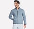 The Hoodless Hoodie Ottoman Jacket, BLEU / VIOLET, full