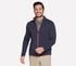 The Hoodless Hoodie Ottoman Jacket, GRIS ANTHRACITE / BLEU MARINE, full