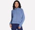 Cozy Luxe Jacket, BLANC / BLEU, full