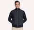 The Hoodless Hoodie Knit Hybrid Jacket, BLK, full