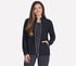 GO LUXE RIB Full Zip Jacket, BLACK, full