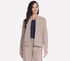 GO LUXE RIB Full Zip Jacket, TAUPE / BRUN, full