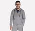 SKECH-KNITS Ultra Go Weekend Full Zip Hoodie, LIGHT GRAY, full