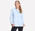 GO WALK Everywhere Tunic Jacket, SIL / WHITE / BLUE, full