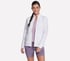GO WALK Everywhere Cozy Fit Diamond Jacket, WHITE, full
