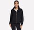 GO WALK Cozy Fit Diamond Jacket, BLACK, full