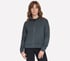 GO WALK Cozy Fit Diamond Jacket, GREEN / BLACK, full
