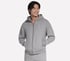Skechers Max Soft Hooded Jacket, LIGHT GRAY, full