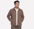 Sherpa Lined Quilted Jacket, BRAUN / NATUR, full