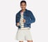 Britto: Joyful Mosaic Denim Jacket, DENIM / TAUPE, full