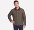 Cozy Cord Shacket, BROWN / OLIVE, full